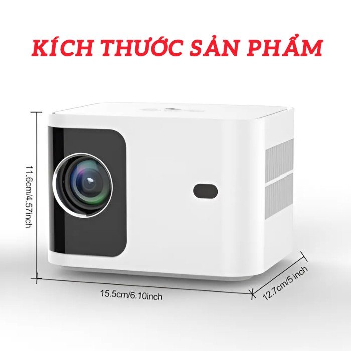 Máy chiếu Mini K660 Plus, Chính hãng KAW, Độ sáng độ nét cao, Full HD