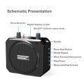 Máy trợ giảng không dây KAW Zansong M80, Công suất lớn, Kết nối Bluetooth 5.0